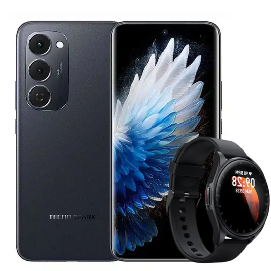 COMBO 2*1 TECNO SPARK 40 PRO TECNO SMARTWATCH 3