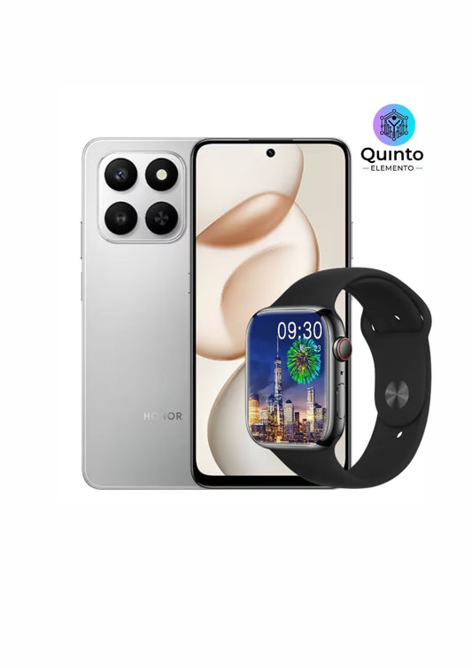 COMBO HONOR 400 SMART 5G 256GB ROM 6+6 RAM NFC +RELOJ DIGITAL